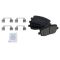 Front & Rear Ceramic Brake Pad Kit