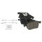 Front & Rear Ceramic Brake Pad Kit