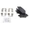 Front & Rear Ceramic Brake Pad Kit