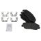 Front & Rear Ceramic Brake Pad Kit