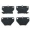 Front & Rear Semi-Metallic Brake Pad Kit