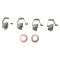Front Metallic Brake Kit with Calipers