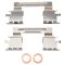 Front Metallic Brake Kit with Calipers