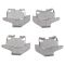 Rear Metallic Brake Kit with Calipers