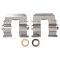 Semi Metallic Brake Pad, Rotor and Caliper Kit