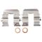 Semi Metallic Brake Pad, Rotor and Caliper Kit