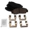 Coated Brake Pad & Rotor Kit