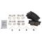 Coated Brake Pad & Rotor Kit