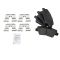 Coated Brake Pad & Rotor Kit