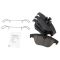 Coated Brake Pad & Rotor Kit