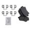 Coated Brake Pad & Rotor Kit