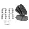 Coated Brake Pad & Rotor Kit