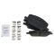 Coated Brake Pad & Rotor Kit