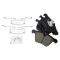 Coated Brake Pad & Rotor Kit