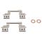Front Rotor, Pad Calliper & Hose Kit