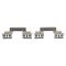 Rear Performance Rotor, Pad, Caliper & Hose Kit