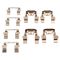 Front Brake Pad, Rotor & Caliper Kit