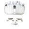 Rear Brake Pad, Rotor & Caliper Kit