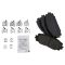 Front Brake Pad, Rotor, Caliper & Hose Kit