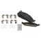 Front Brake Pad, Rotor, Caliper & Hose Kit