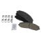 Front Brake Pad, Rotor, Caliper & Hose Kit