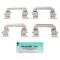 Front Brake Pad, Rotor, Caliper & Hose Kit