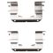 Front Brake Pad, Rotor, Caliper & Hose Kit