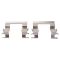 Front Brake Pad, Rotor, Caliper & Hose Kit