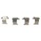 Front Brake Pad, Rotor, Caliper & Hose Kit