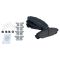 Front Brake Pad, Rotor, Caliper & Hose Kit