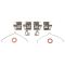 Front Brake Pad, Rotor, Caliper & Hose Kit