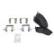 Front Brake Pad, Rotor, Caliper & Hose Kit