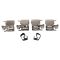 Front Brake Pad, Rotor, Caliper & Hose Kit