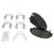 Front Brake Pad, Rotor, Caliper & Hose Kit