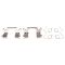 Front Brake Pad, Rotor, Caliper & Hose Kit