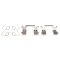 Front Brake Pad, Rotor, Caliper & Hose Kit