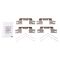 Front Brake Pad, Rotor, Caliper & Hose Kit