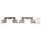 Front Brake Pad, Rotor, Caliper & Hose Kit