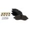 Front Brake Pad, Rotor, Caliper & Hose Kit