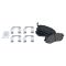 Front Brake Pad, Rotor, Caliper & Hose Kit