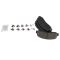 Front Brake Pad, Rotor, Caliper & Hose Kit