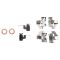 Front Brake Pad, Rotor, Caliper & Hose Kit