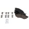 Front Brake Pad, Rotor, Caliper & Hose Kit