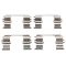Front Brake Pad, Rotor, Caliper & Hose Kit