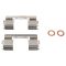 Front Brake Pad, Rotor, Caliper & Hose Kit