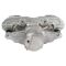Front Brake Pad, Rotor, Caliper & Hose Kit