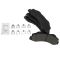Front Brake Pad, Rotor, Caliper & Hose Kit