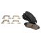 Front Brake Pad, Rotor, Caliper & Hose Kit