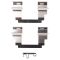 Front Brake Pad, Rotor, Caliper & Hose Kit