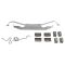 Front Brake Pad, Rotor, Caliper & Hose Kit